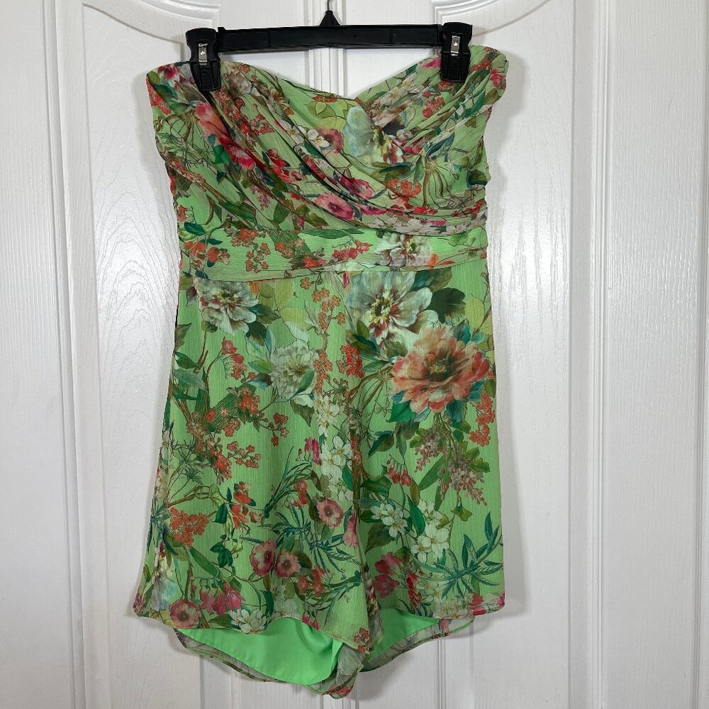 JayGodfrey Lydia Chiffon Floral Romper SIze 8 Jay Godfrey